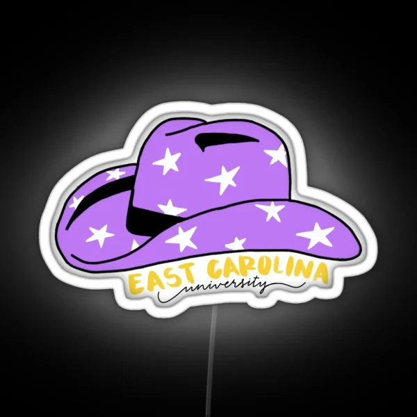 Ecu Cowgirl RGB Neon Sign