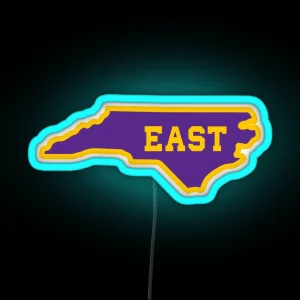 ECU Lit East Carolina RGB Neon Sign