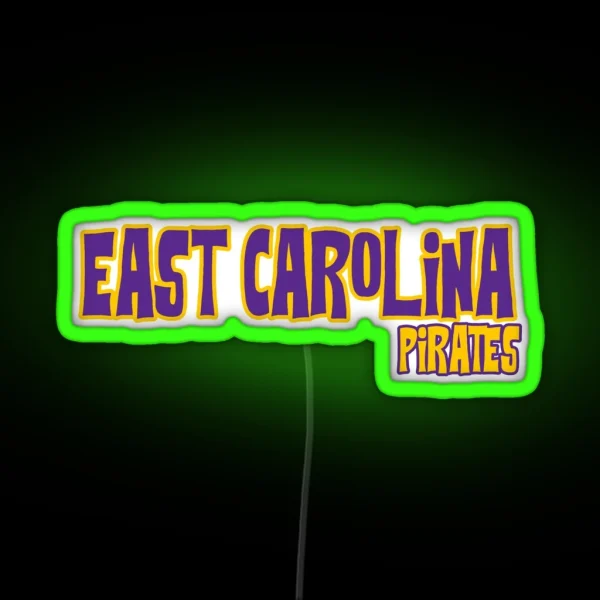 ECU Pirates RGB Neon Sign