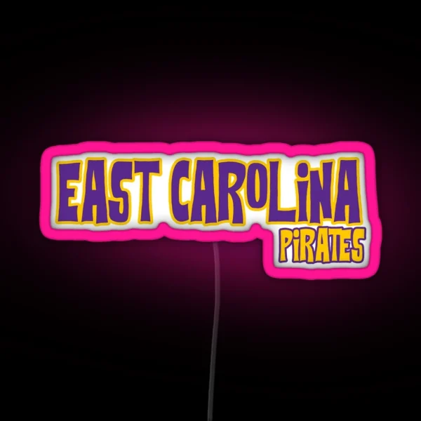 ECU Pirates RGB Neon Sign