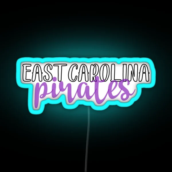 ECU Pirates RGB Neon Sign