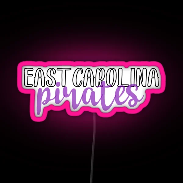 ECU Pirates RGB Neon Sign