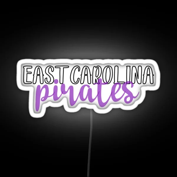 ECU Pirates RGB Neon Sign