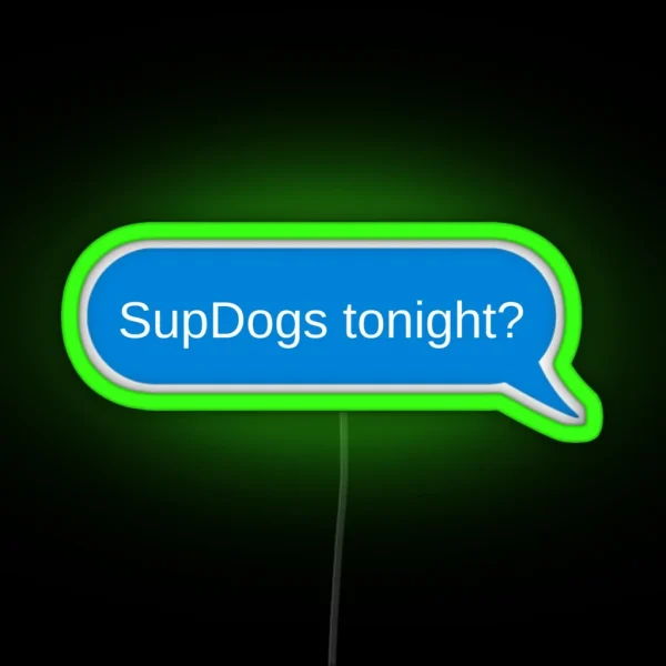 ECU Supdogs Tonight RGB Neon Sign