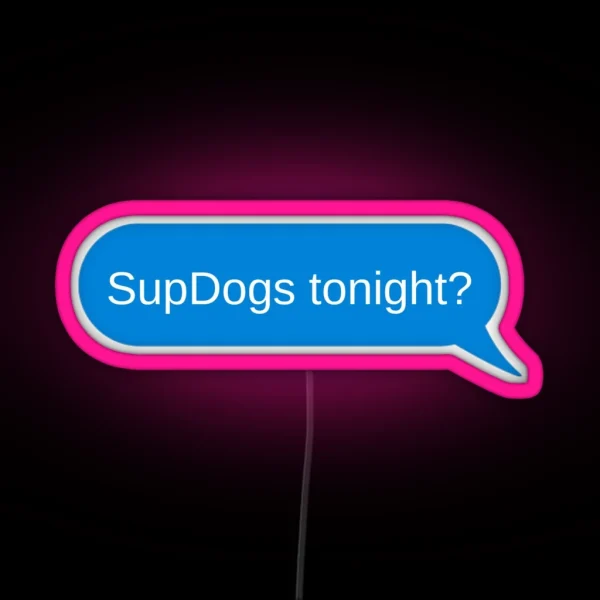 ECU Supdogs Tonight RGB Neon Sign