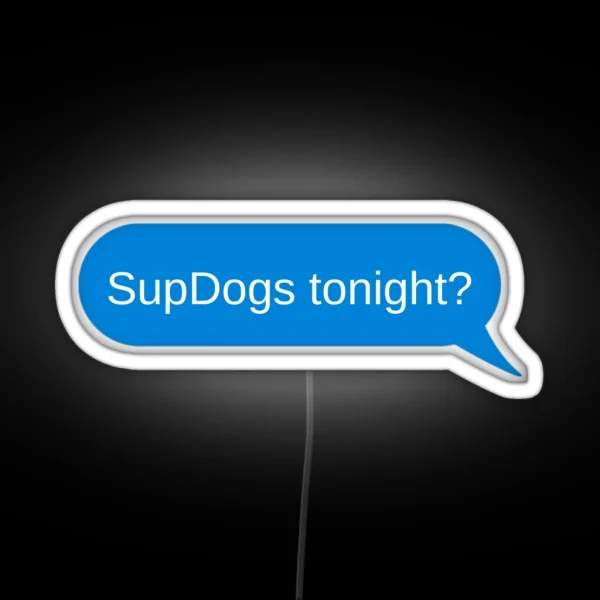 ECU Supdogs Tonight RGB Neon Sign