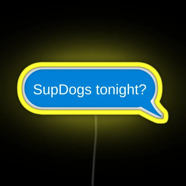 ECU Supdogs Tonight RGB Neon Sign