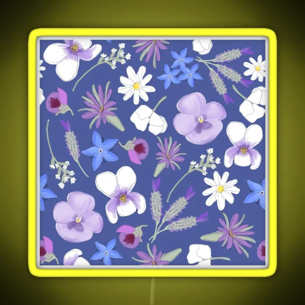 Edible Flowers RGB Neon Sign