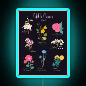 Edible Flowers Volume 1 RGB Neon Sign