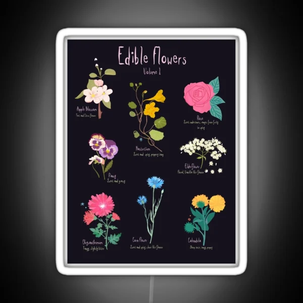 Edible Flowers Volume 1 RGB Neon Sign