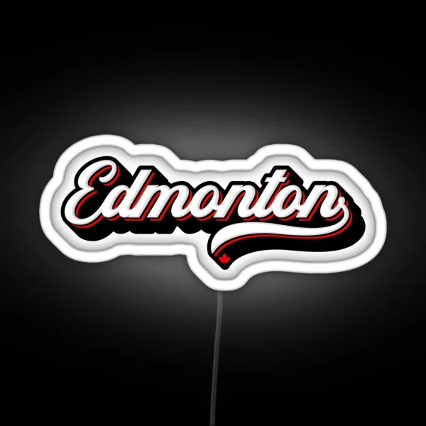Edmonton Canada RGB Neon Sign