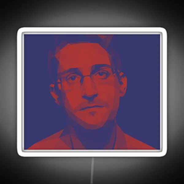 Edward Snowden RGB Neon Sign