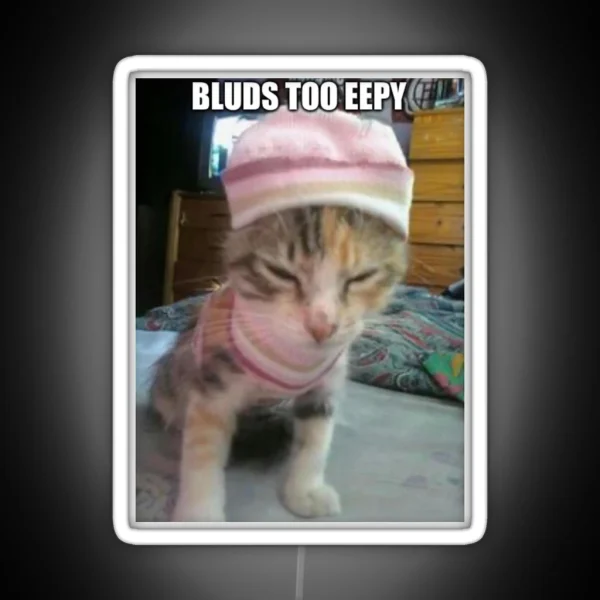 Eepy Cat RGB Neon Sign