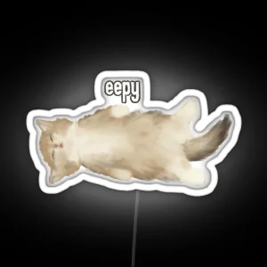 Eepy Cat RGB Neon Sign