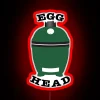 Egg Head Funny Dad BBQ Grilling Led RGB Neon Sign - Image 2