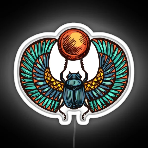Egypte Scarab RGB Neon Sign