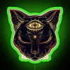Egyptian Cat With Third Eye Open RGB Neon Sign - Image 3
