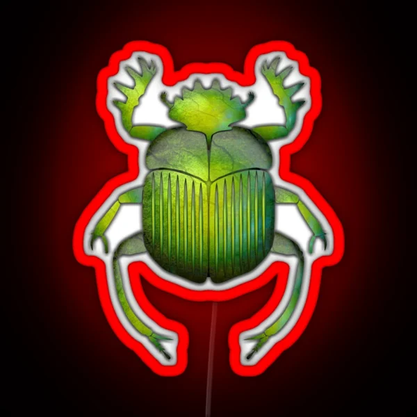 Egyptian Scarab 06 RGB Neon Sign