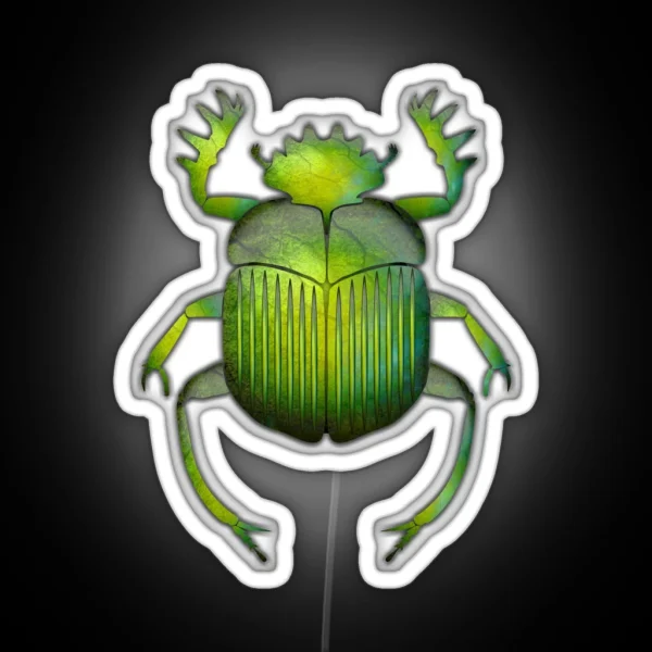 Egyptian Scarab 06 RGB Neon Sign