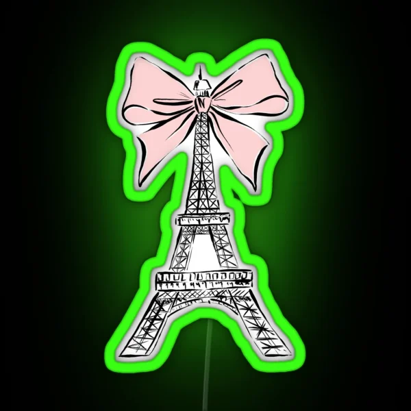 Eiffel Tower RGB Neon Sign