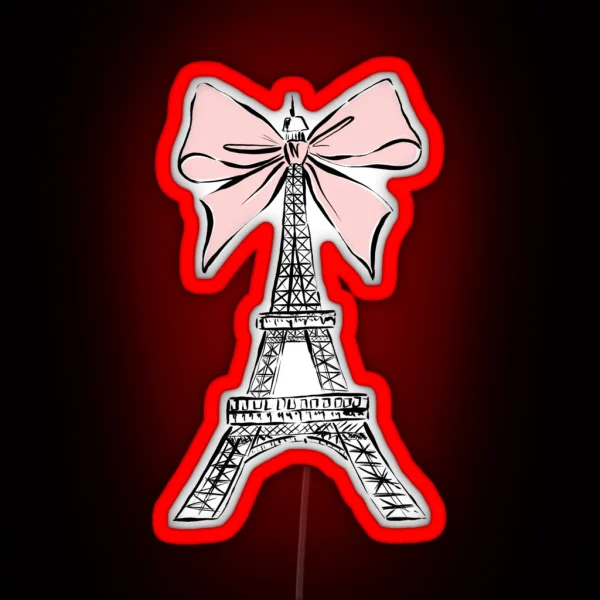 Eiffel Tower RGB Neon Sign