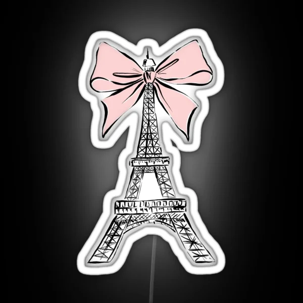 Eiffel Tower RGB Neon Sign