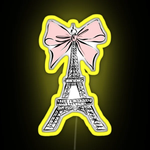 Eiffel Tower RGB Neon Sign