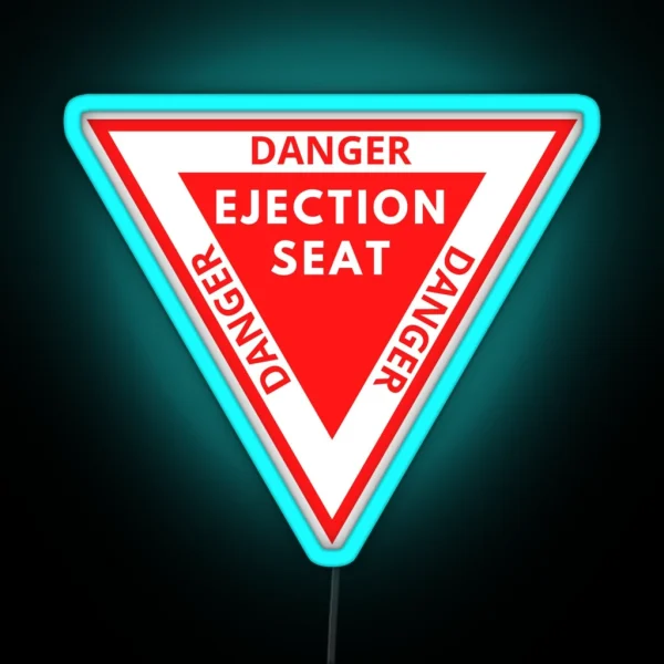 EJECTION SEAT Red RGB Neon Sign