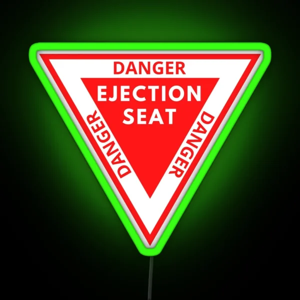 EJECTION SEAT Red RGB Neon Sign