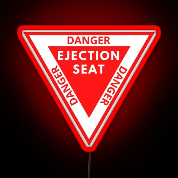 EJECTION SEAT Red RGB Neon Sign