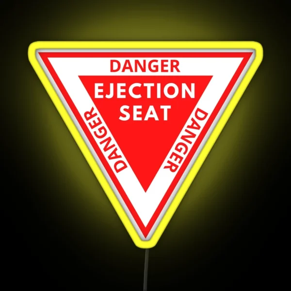 EJECTION SEAT Red RGB Neon Sign