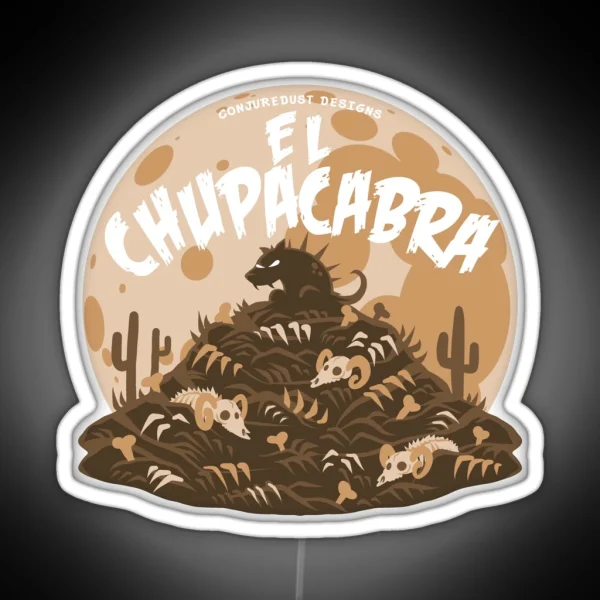 El Chupacabra Encounter RGB Neon Sign