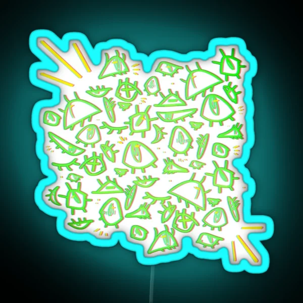 Eldritch Eyes RGB Neon Sign
