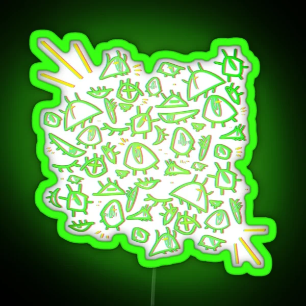 Eldritch Eyes RGB Neon Sign
