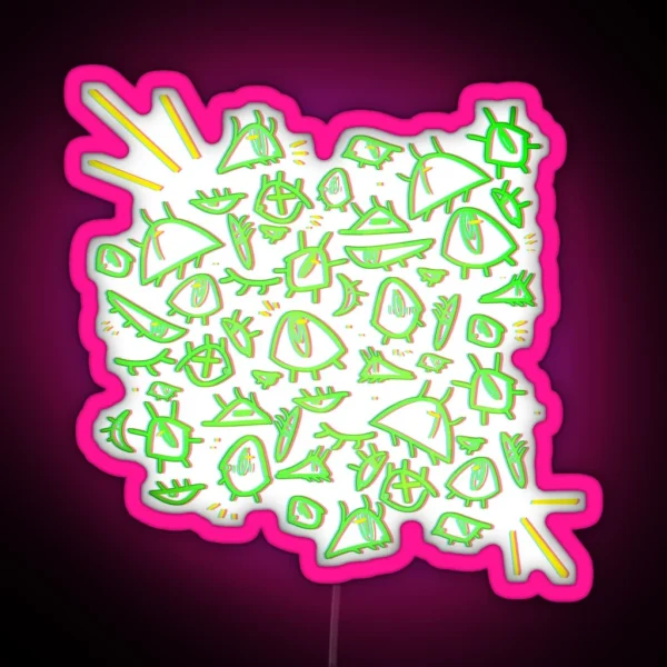 Eldritch Eyes RGB Neon Sign