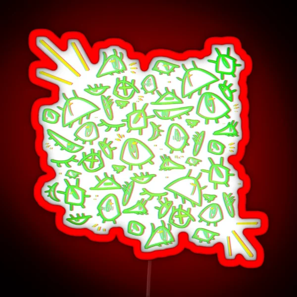 Eldritch Eyes RGB Neon Sign