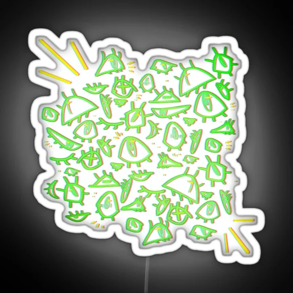 Eldritch Eyes RGB Neon Sign
