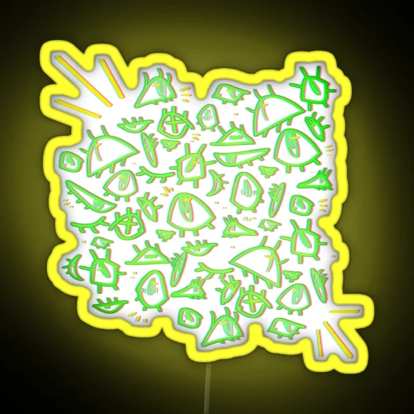 Eldritch Eyes RGB Neon Sign