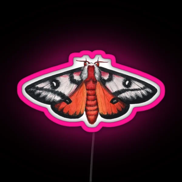 Electra Buckmoth Hemileuca Electra RGB Neon Sign