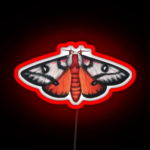 Electra Buckmoth Hemileuca Electra RGB Neon Sign
