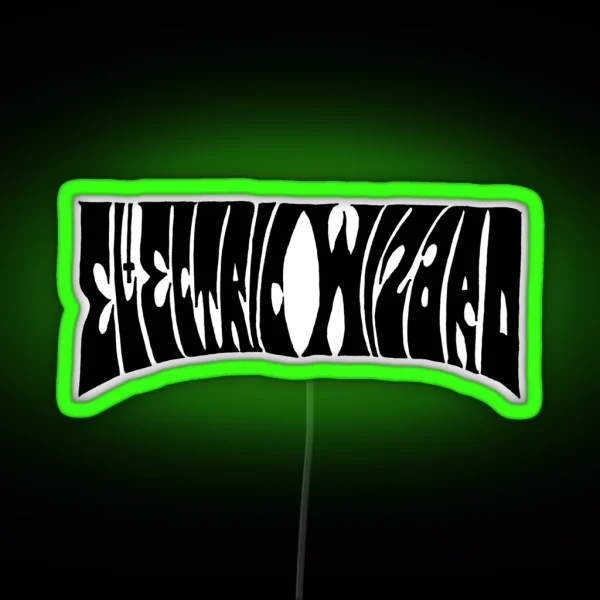 Electric Wizard Logo Graphic RGB Neon Sign