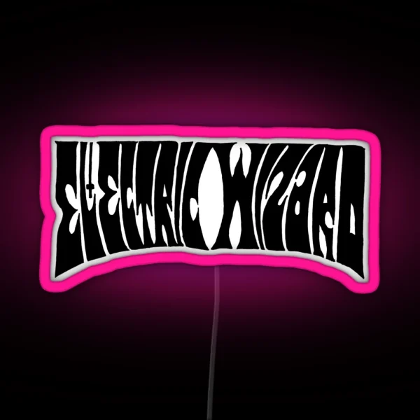Electric Wizard Logo Graphic RGB Neon Sign