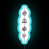 Elements Avatar The Last Airbender Vertical RGB Neon Sign - Image 3