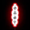 Elements Avatar The Last Airbender Vertical RGB Neon Sign - Image 2