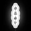 Elements Avatar The Last Airbender Vertical RGB Neon Sign