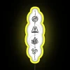 Elements Avatar The Last Airbender Vertical RGB Neon Sign - Image 5