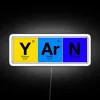 Elements Of Knitting Y Ar N From Periodic Table RGB Neon Sign - Image 5