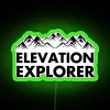 Elevation Explorer Mountain Adventure RGB Neon Sign - Image 4