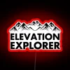 Elevation Explorer Mountain Adventure RGB Neon Sign - Image 2