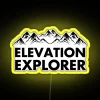 Elevation Explorer Mountain Adventure RGB Neon Sign - Image 5